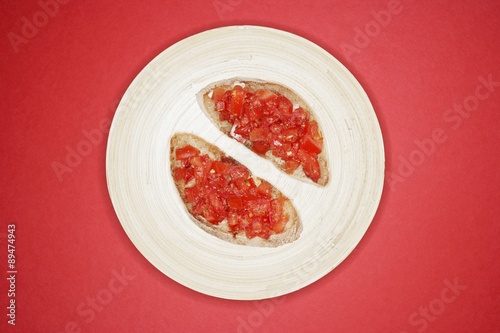 Bruschette (Tomatoes on toast, Italy)
