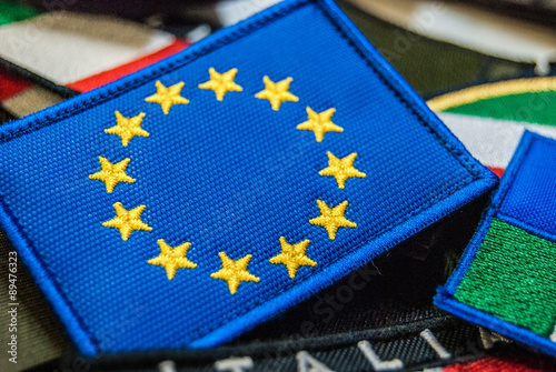 Toppa bandiera Unione Europea Ricamata
