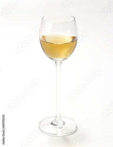 A glass of Aquavit (caraway-flavoured spirit)