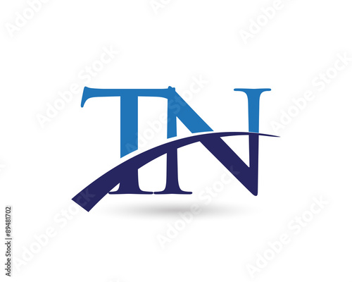 TN Logo Letter Swoosh