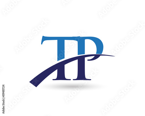 TP Logo Letter Swoosh