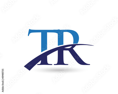 TR Logo Letter Swoosh