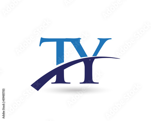 TY Logo Letter Swoosh