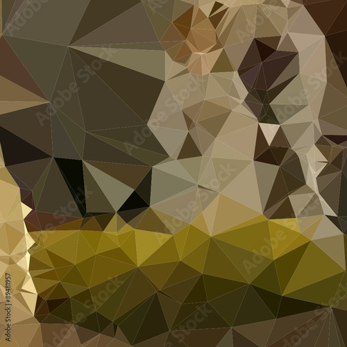 Medium Jungle Green Abstract Low Polygon Background