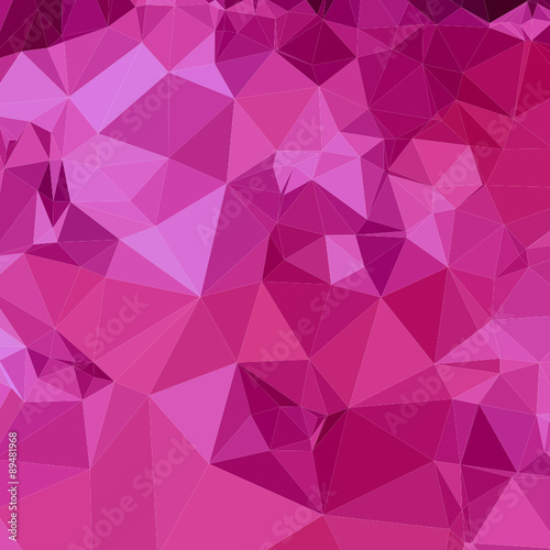 Deep Pink Abstract Low Polygon Background