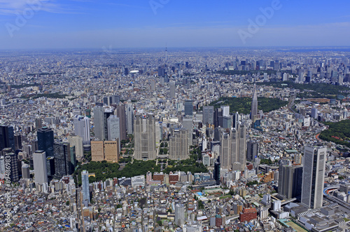 新宿副都心／新宿副都心から東京駅方向を望む