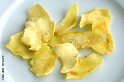 Durian deep-fried in palm oil