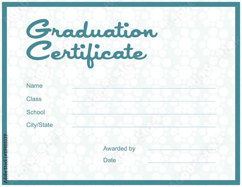 Graduation Certificate 3