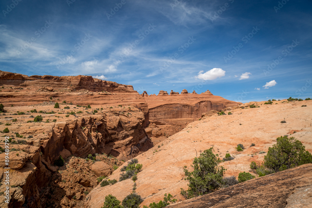Naklejka premium Sandstone arches and natural structures