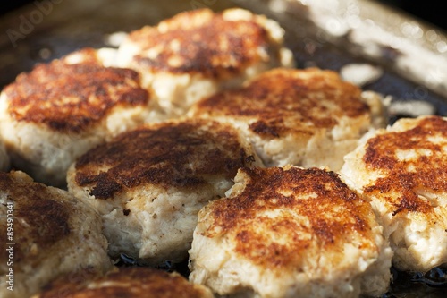 Crab Cakes on an Outdoor Grill; Cape May New Jersey