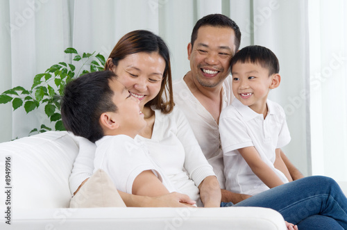Asian family
