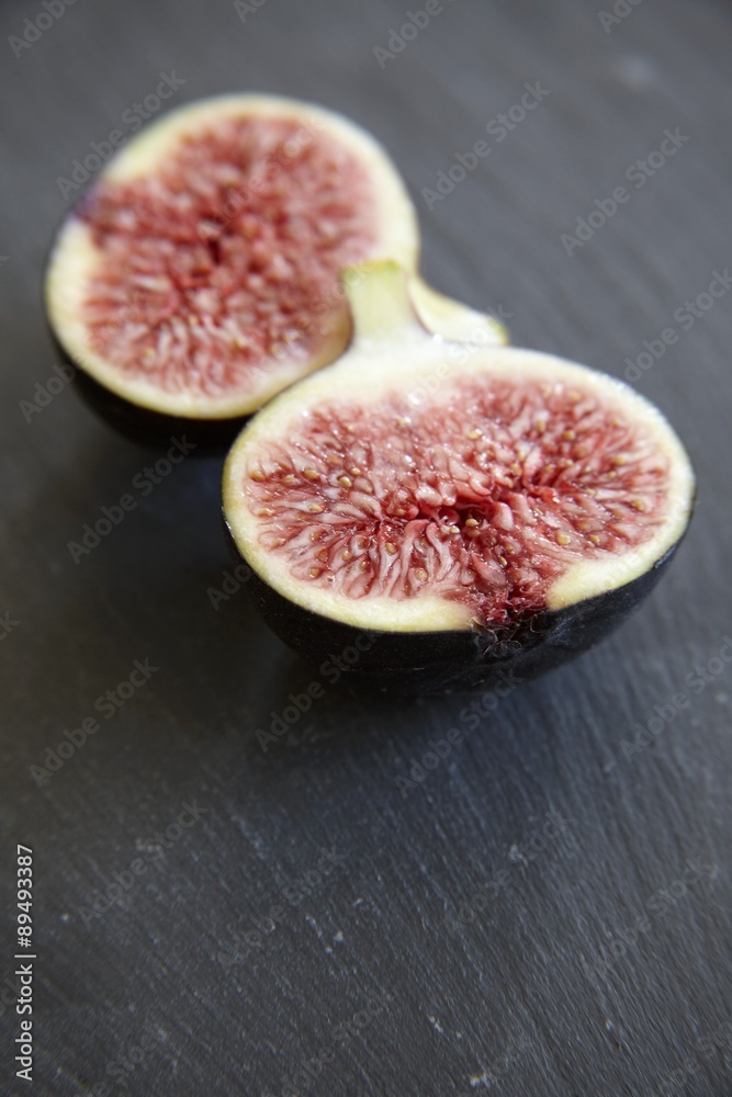 Fresh Fig Cut in Half