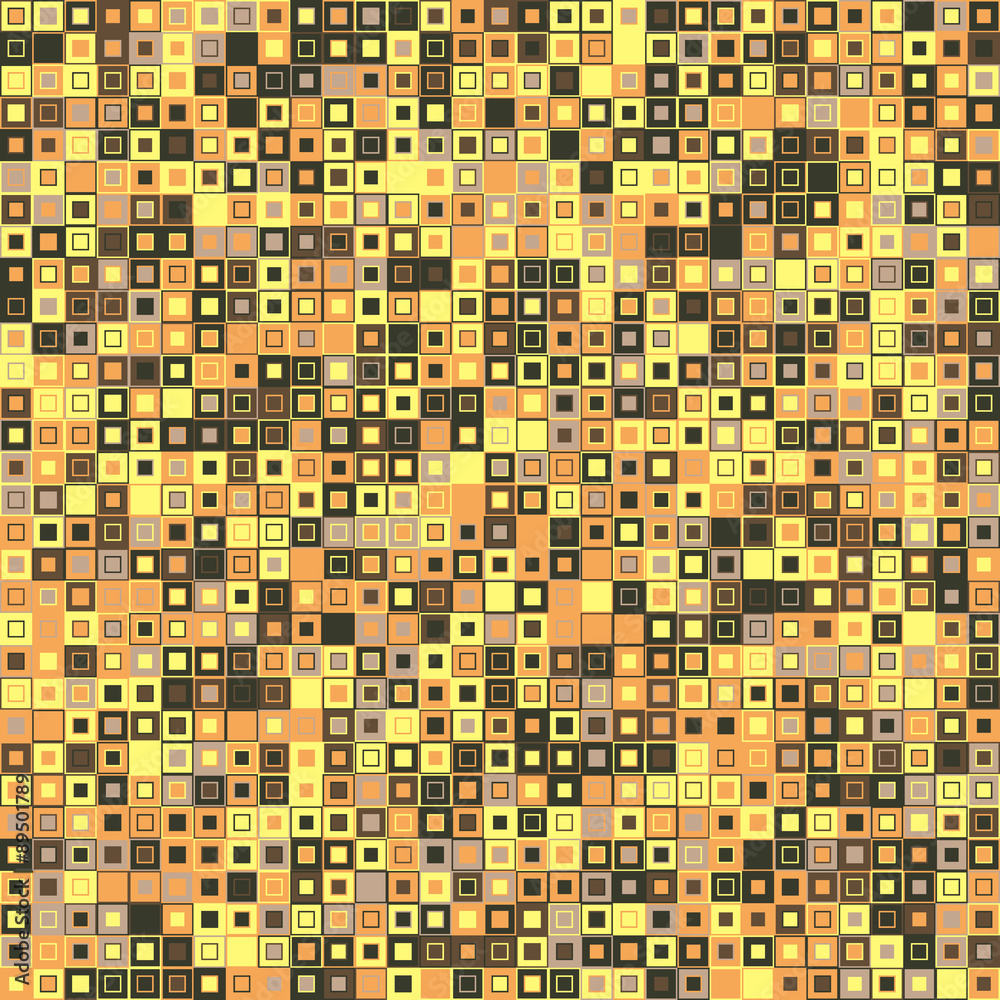 Fototapeta premium Vector abstract background. Consists of geometric elements. The elements have a square shape and different color. Colorful mosaic background.