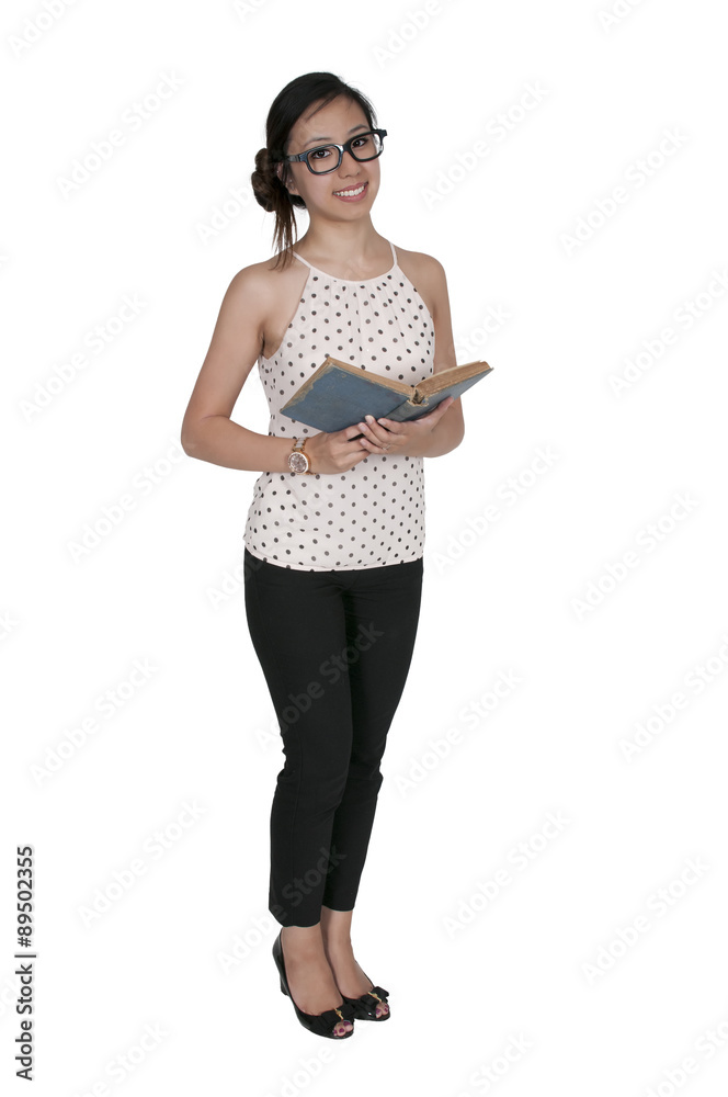 Fototapeta premium Woman Reading a Book
