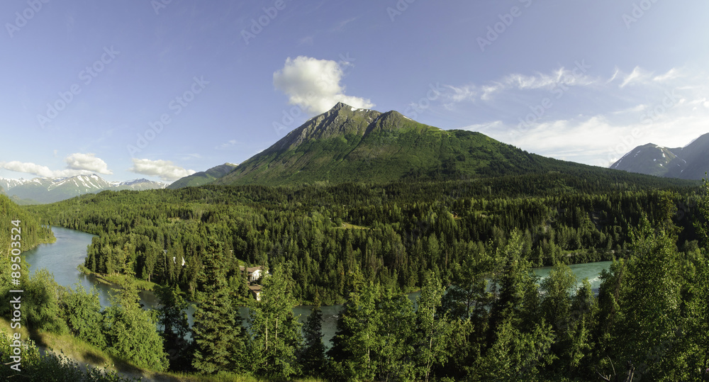 Fototapeta premium August on the Kenai River, Alaska