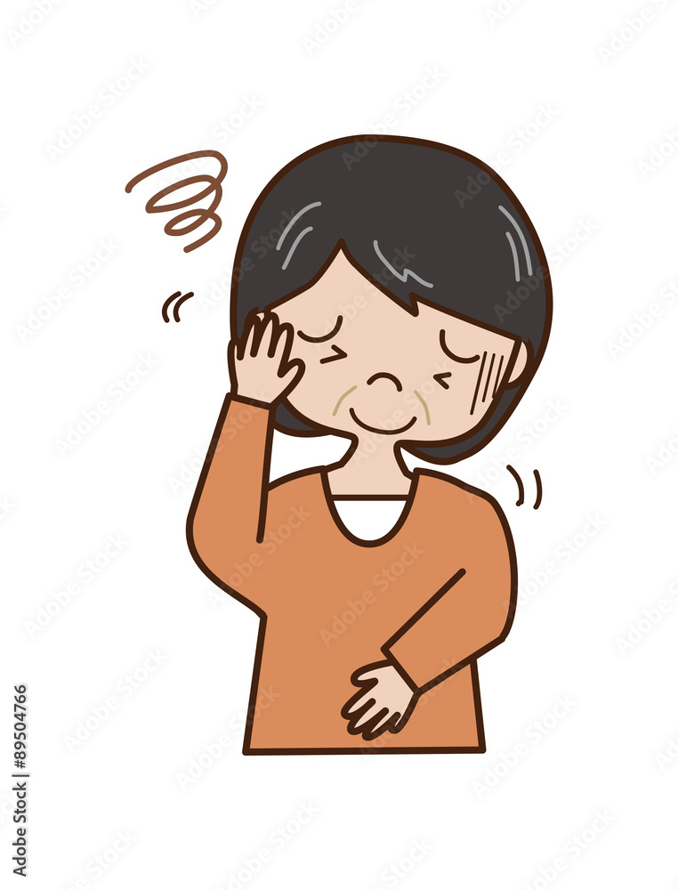 中高年の女性（めまい）