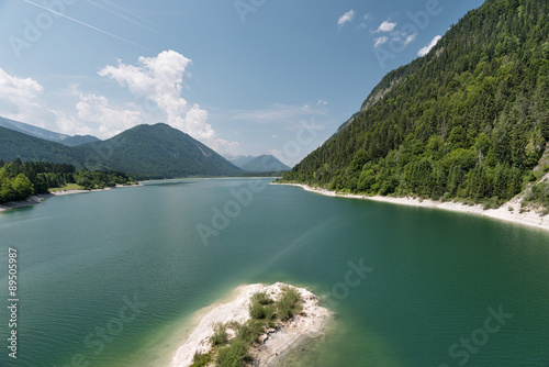 Sylvensteinsee in Oberbayern photo