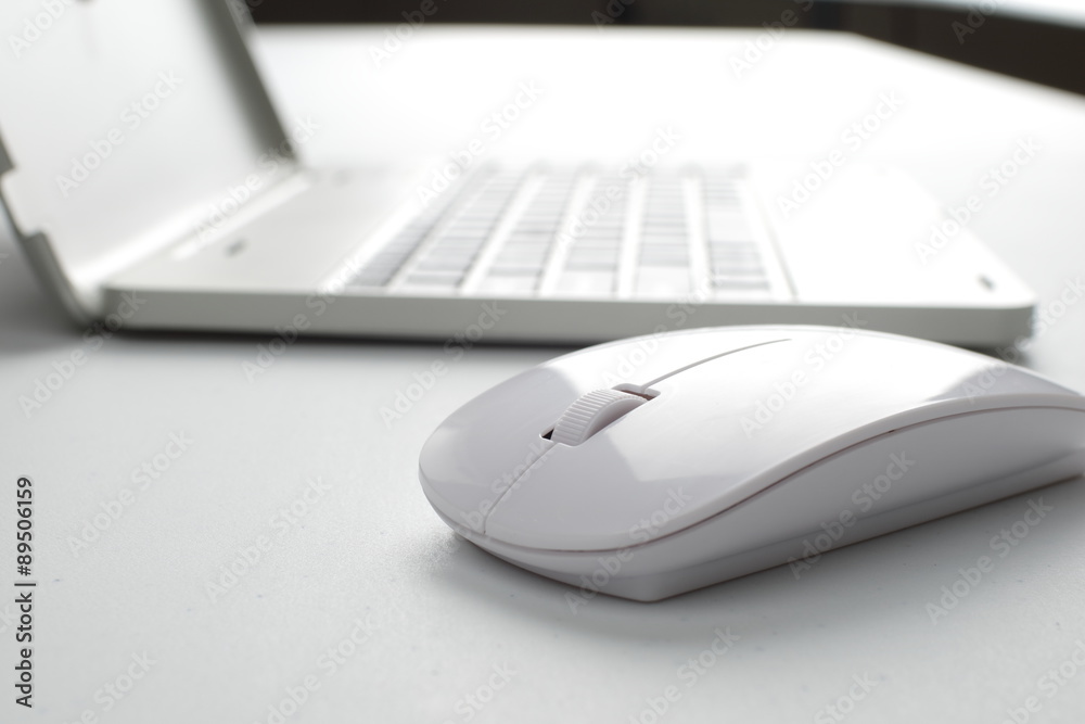 laptop with mouse laptop with mouse