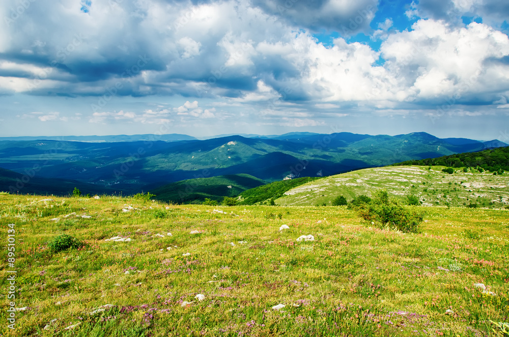 landscape, Crimean mountains, beautiful view landscape, Crimean mountains, beautiful view