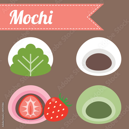 Vector Japanese Dessert