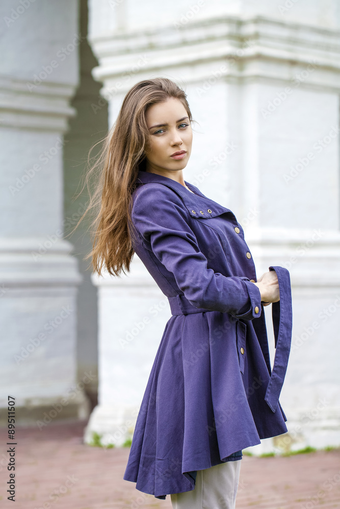 Portrait of young brunette woman Portrait of young brunette woman