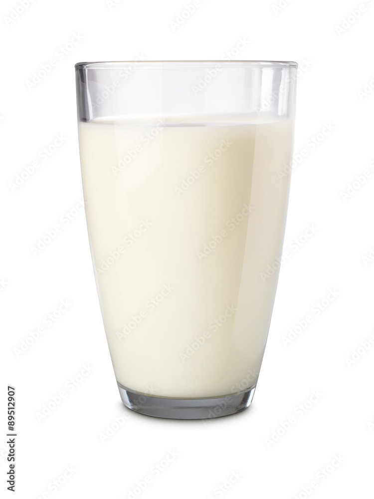 glass of milk - Stock Image glass of milk - Stock Image