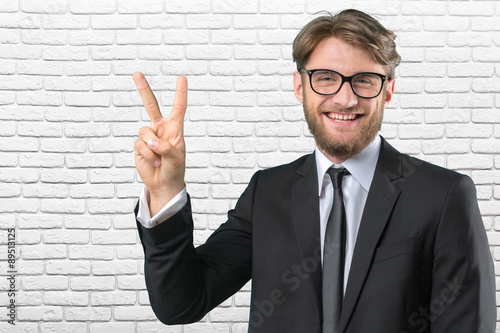 Young attractive businessman