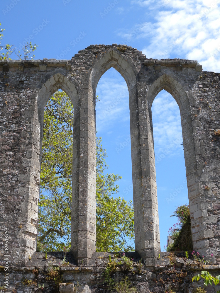 Fenster in alter Abtei
