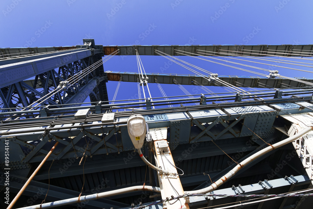 Naklejka premium Manhattan Bridge in New York City.