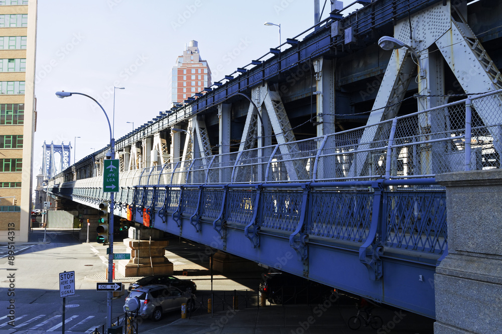 Fototapeta premium Manhattan Bridge in New York City.