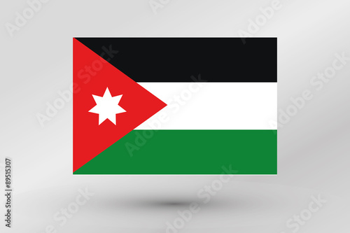 Flag Illustration of the country of Jordan Free Download Flag Illustration of the country of Jordan - GFXLoad