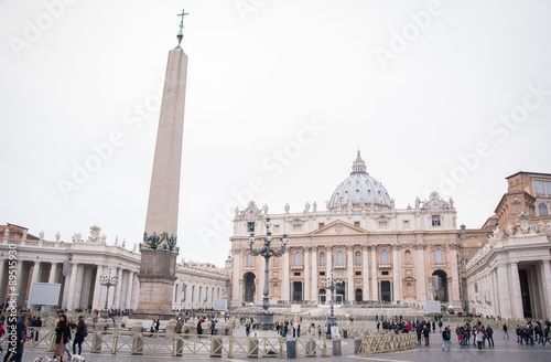 雨のサン・ピエトロ広場 St Peter's Basilica