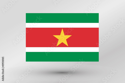 Free Download Flag Illustration of the country of  Suriname - GFXLoad