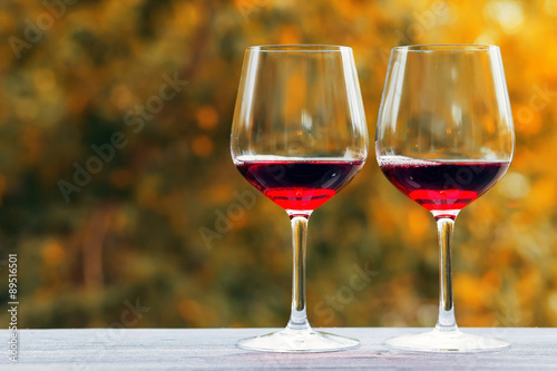 glass of wine