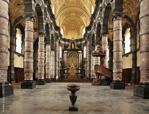 Church of St. Loup in Namur. Belgium