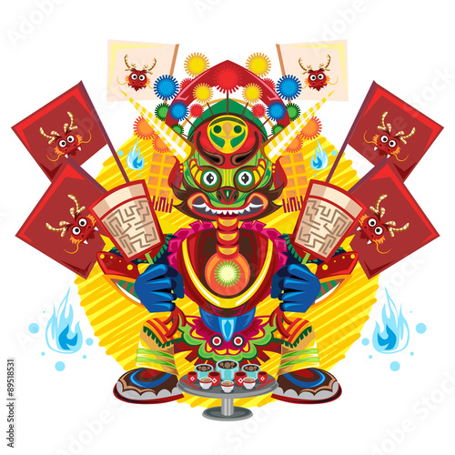 Hungry Ghost Day Festival, 
Chinese Celebration That Permitting All Ghosts To Receive Food And Drink