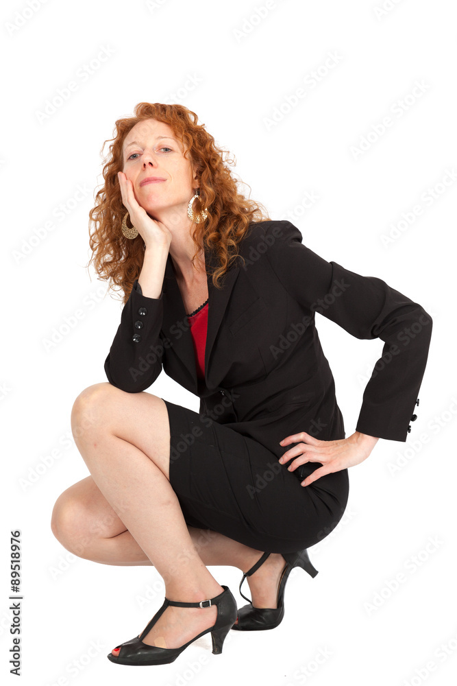 Beautiful woman doing different expressions in different sets of clothes: posing Beautiful woman doing different expressions in different sets of clothes: posing