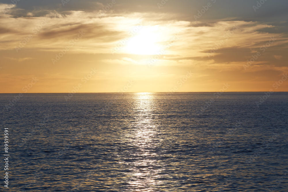 Obraz premium sunset over the sea in South Africa