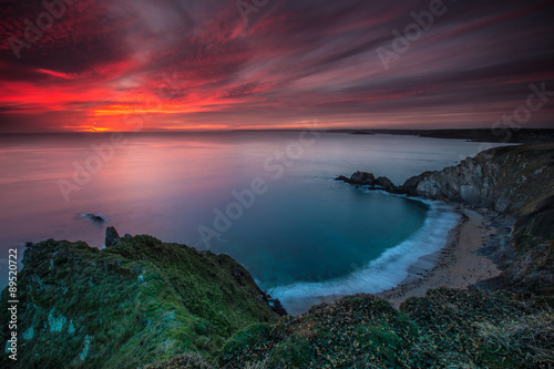 Hope Cove sunset 1