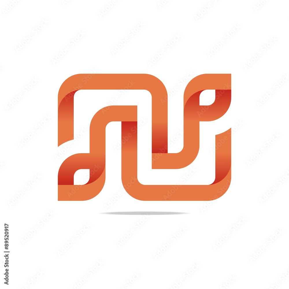 Logo Letter Infinity Alphabet Lettering Design Symbol Icon Abstrac Logo Letter Infinity Alphabet Lettering Design Symbol Icon Abstrac