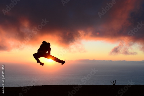 Hombre Saltando © Hortigüela