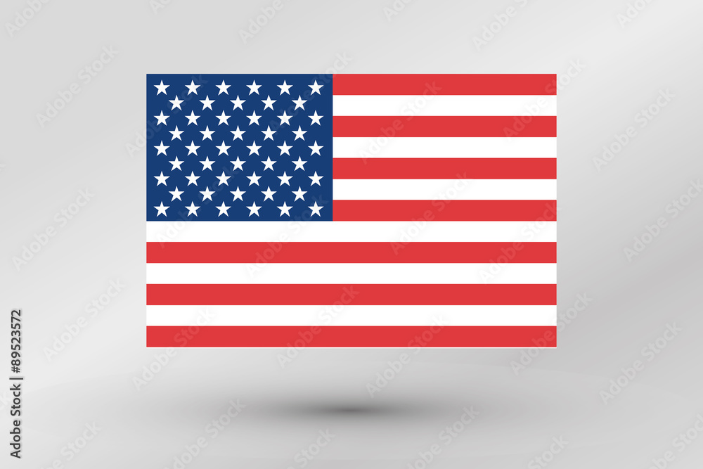Flag Illustration of the country of United States of America Flag Illustration of the country of United States of America