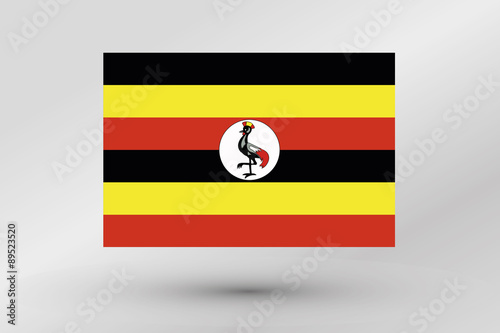 Flag Illustration of the country of Uganda Free Download Flag Illustration of the country of Uganda - GFXLoad