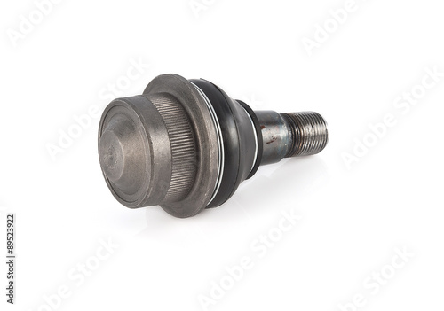 Spherical joint on the white background