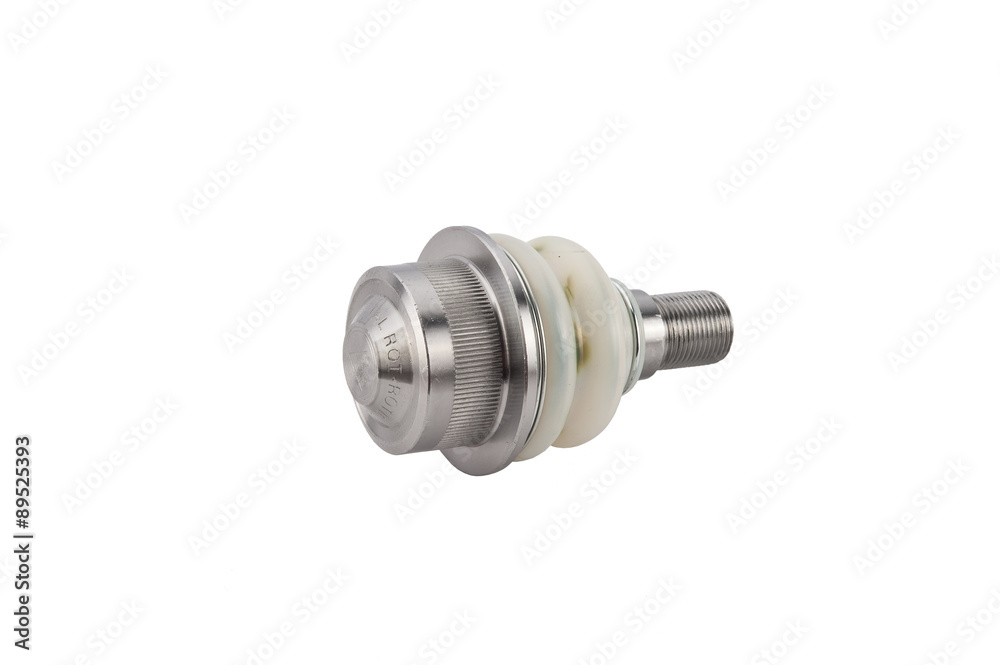 Spherical joint on the white background Spherical joint on the white background