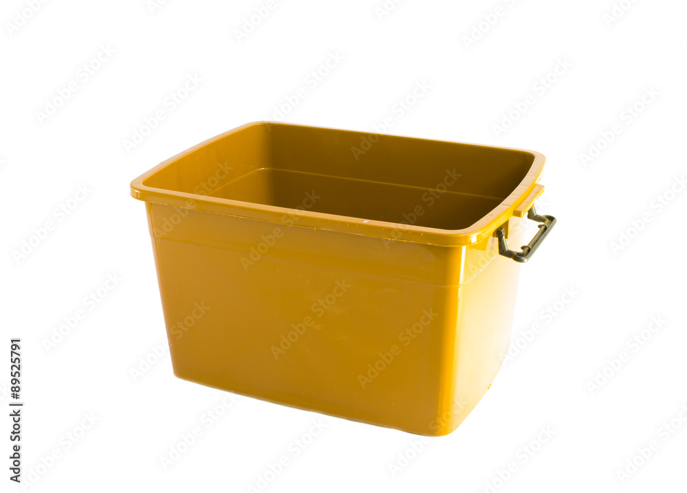 yellow plastic box yellow plastic box