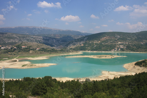 Lake in Mountains.