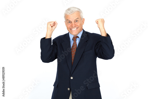 Handsome man doing different expressions in different sets of clothes: arms raised