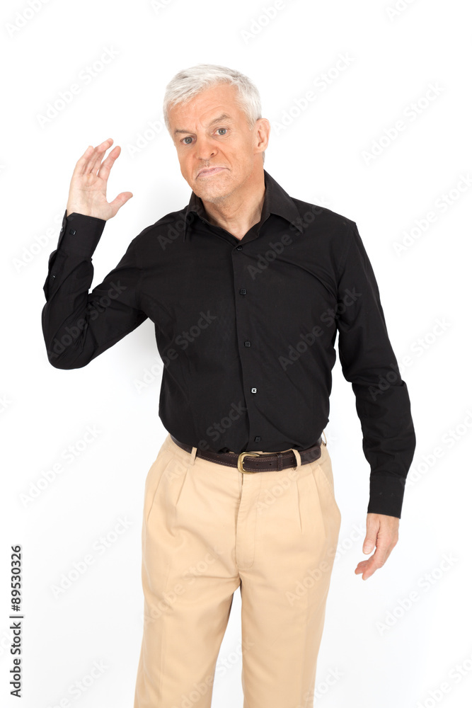 Handsome man doing different expressions in different sets of clothes: be careful Handsome man doing different expressions in different sets of clothes: be careful