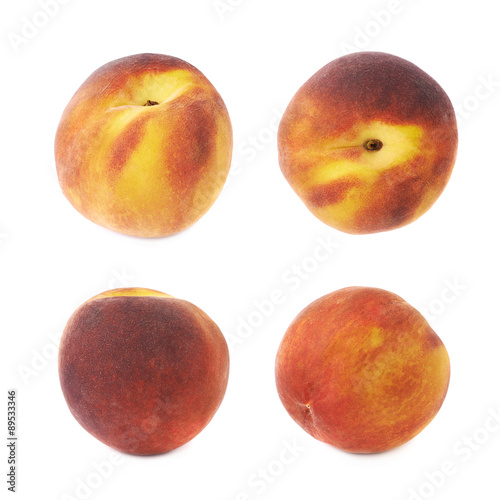 Peach fruit isolated